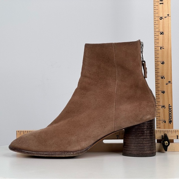 Rag & Bone Fleur Suede Ankle Boot Bootie Brown Boho Bohemian Fall Leather 6.5 - Picture 13 of 16